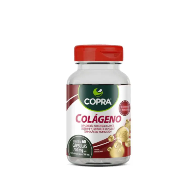 Colágeno com Vitaminas e Minerais 60 Cápsulas - Copra