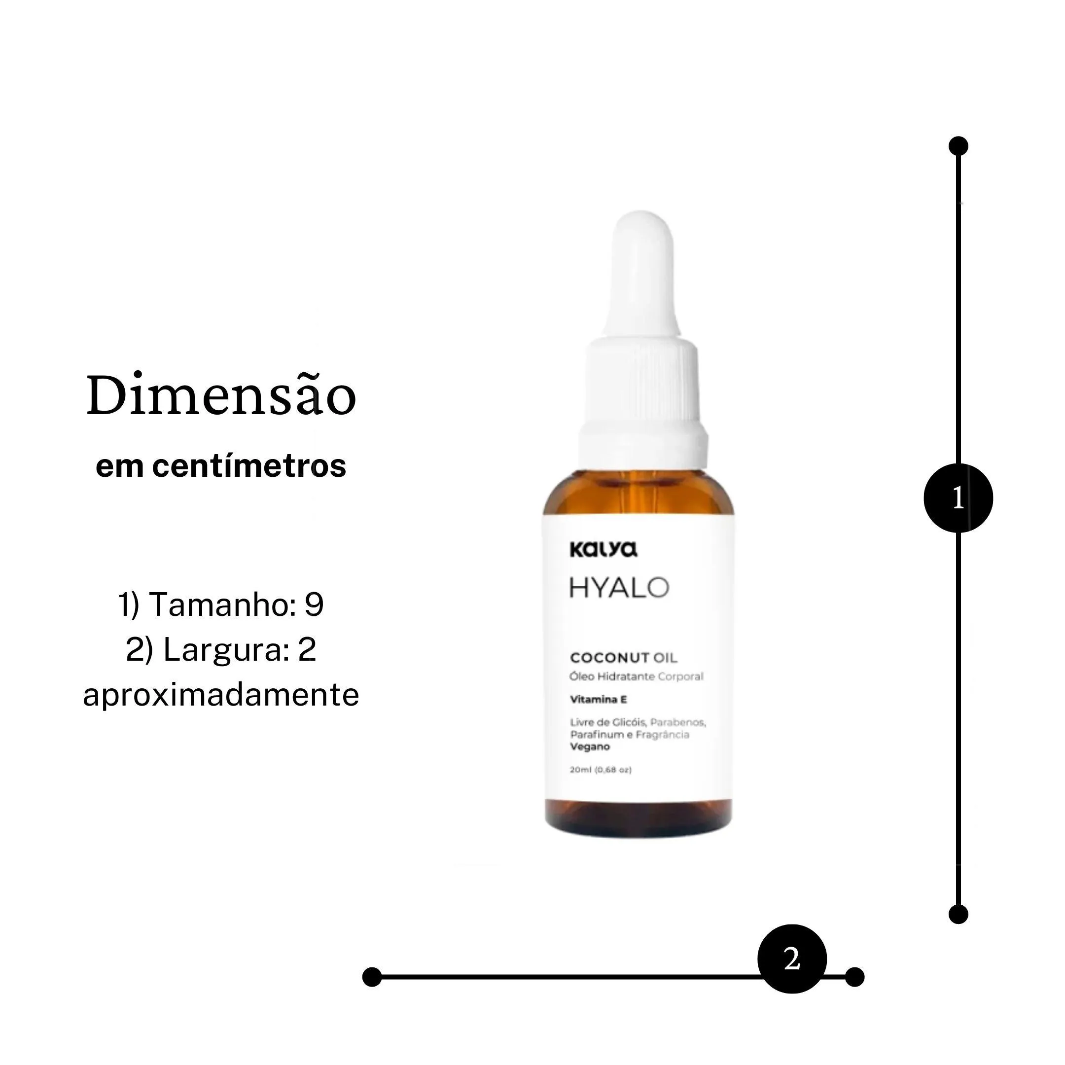 3 Oleo de Coco Cuidado Intimo Puro sem Perfume Hyalo Coconut