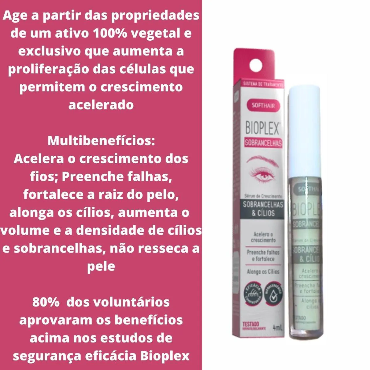 Serum para Crescer Cilios Sombrancelha Falhada Fortalecedor