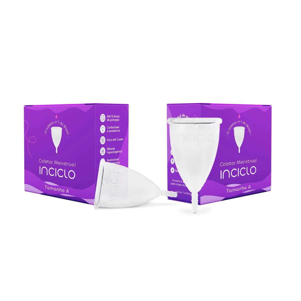 Coletor Menstrual 2 unidades - A  A (2UN - A Partir De 30 Anos Ou Com Filhos)