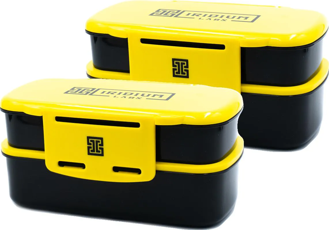 Kit 2x Marmiteira Lancheira 1.93l - Iridium Labs Amarelo