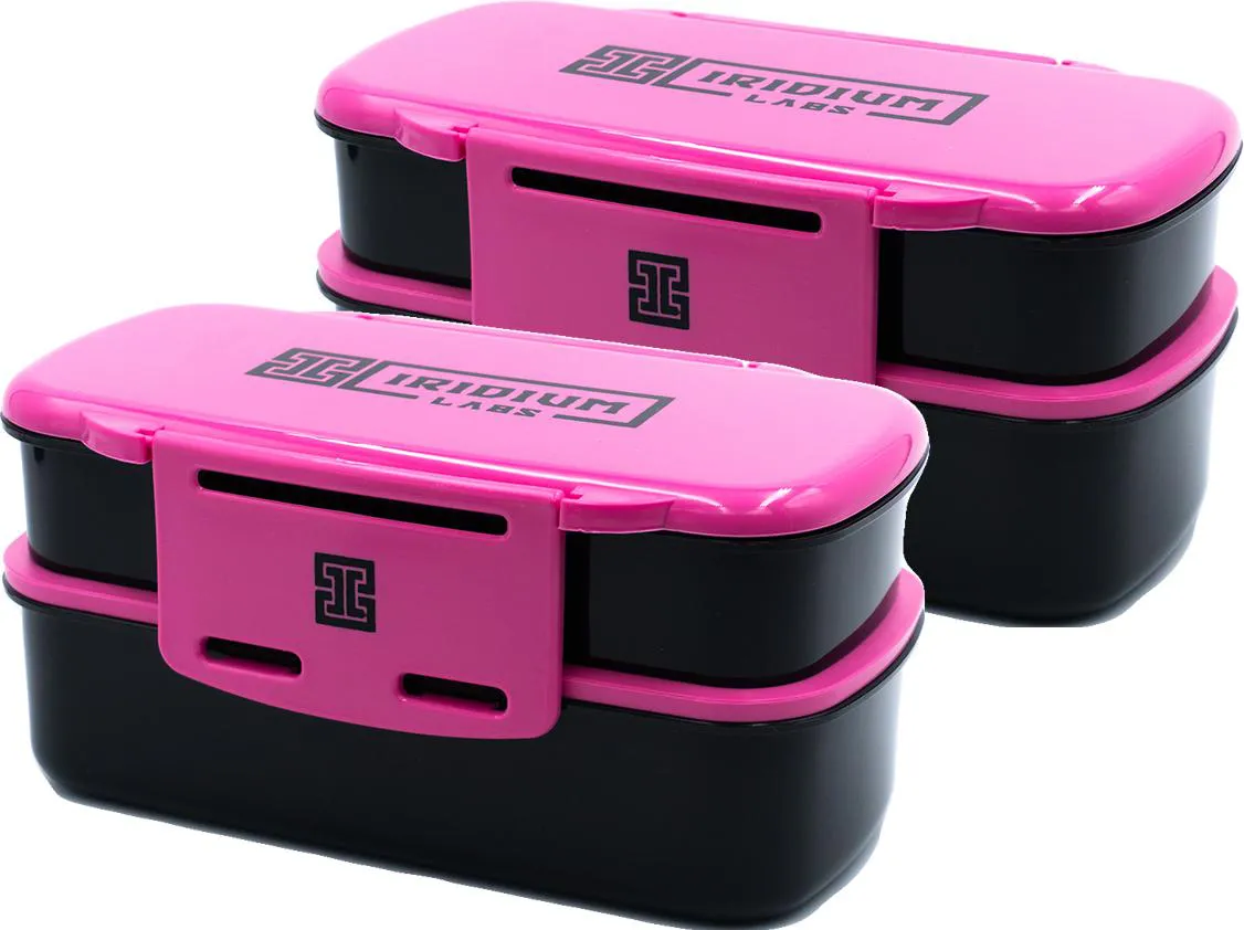 Kit 2x Marmiteira Lancheira 1.93l - Iridium Labs Rosa