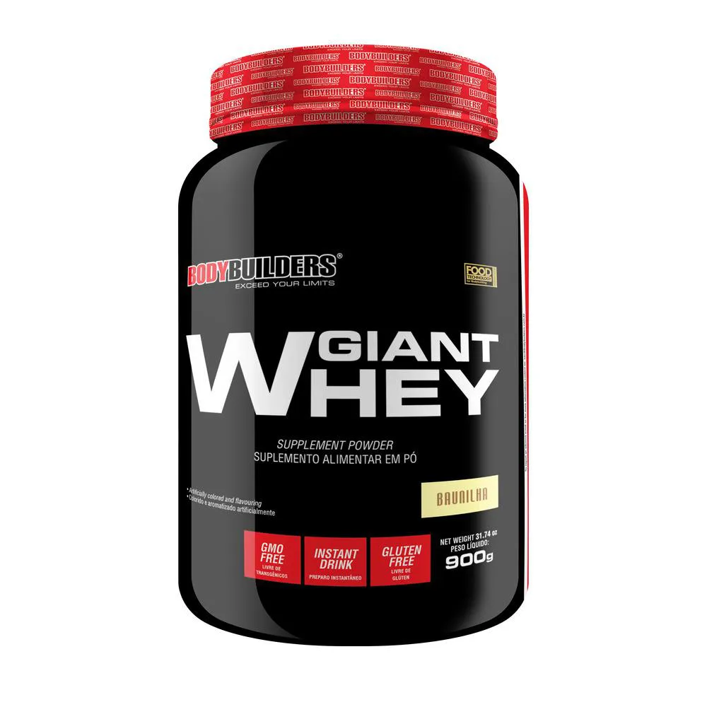 Giant Whey 900g - Bodybuilders Sabor: Baunilha