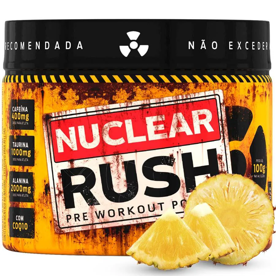 Pré-treino Body Action Nuclear Rush Abacaxi 100g