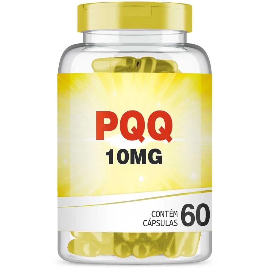 Pqq 10mg Poderoso Antienvelhecimento com 60 cápsulas