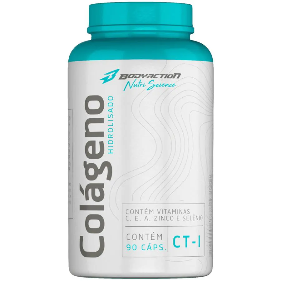 Colágeno Hidrolisado Clinical Skin -90 cápsulas - Body Action