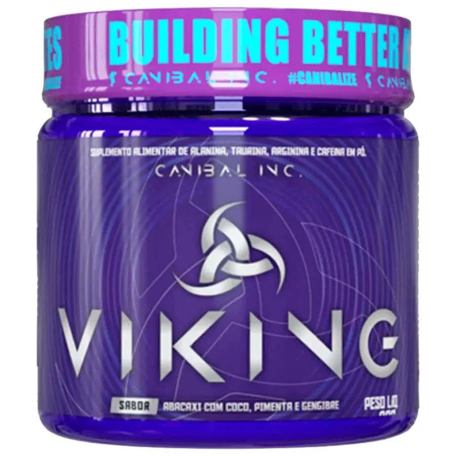 Pré-treino Canibal Inc Viking Abacaxi com Coco 300g