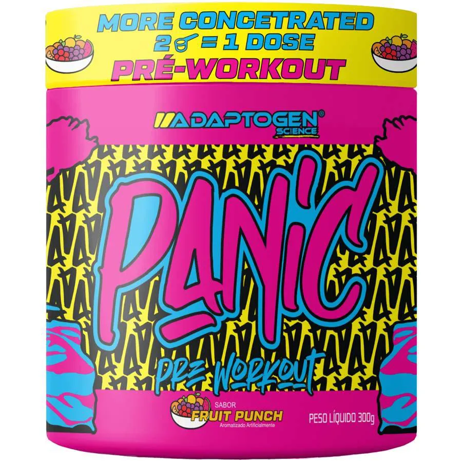 Panic Pré-workout (300g) - Sabor: Fruit Punch
