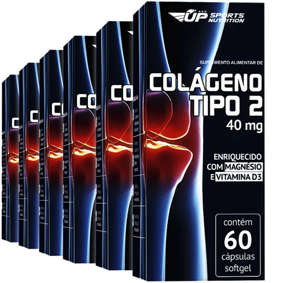 Colágeno Tipo Ii 40mg Contra Dor Articular Up Sports Nutrition 360 cápsulas