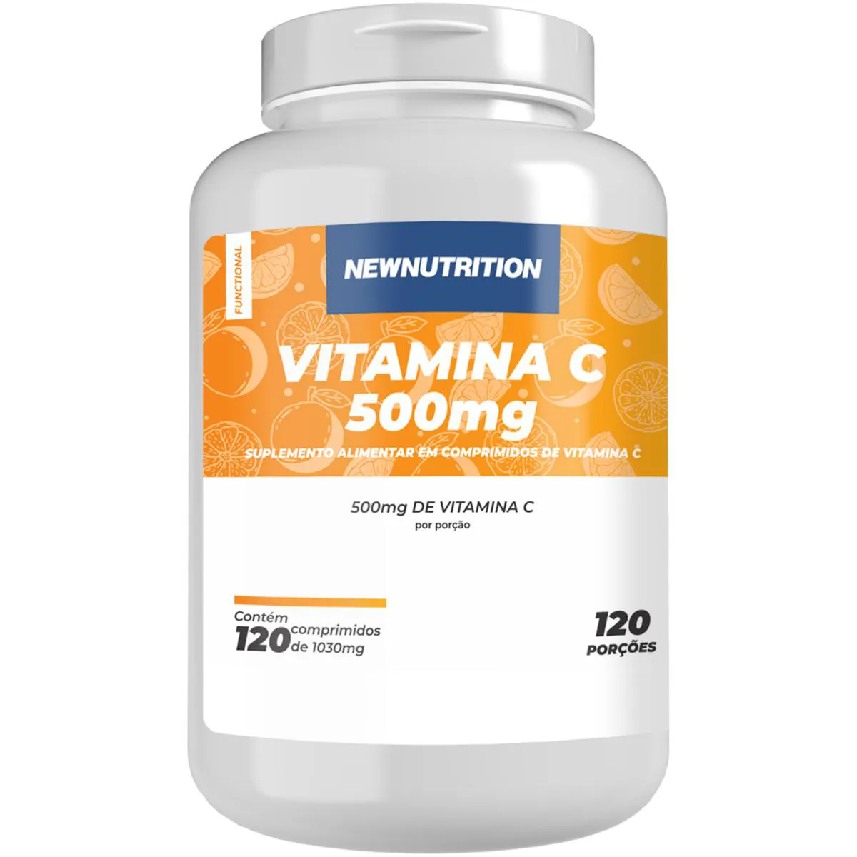 Vitamina C 500mg 120caps 120 Cápsulas