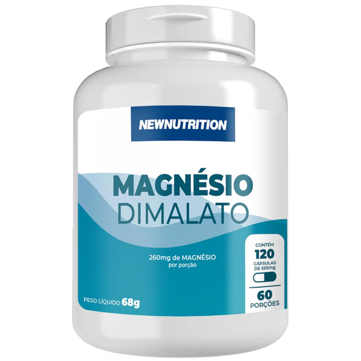 Magnesio Dimalato 120caps 120 Cápsulasnatural Natural