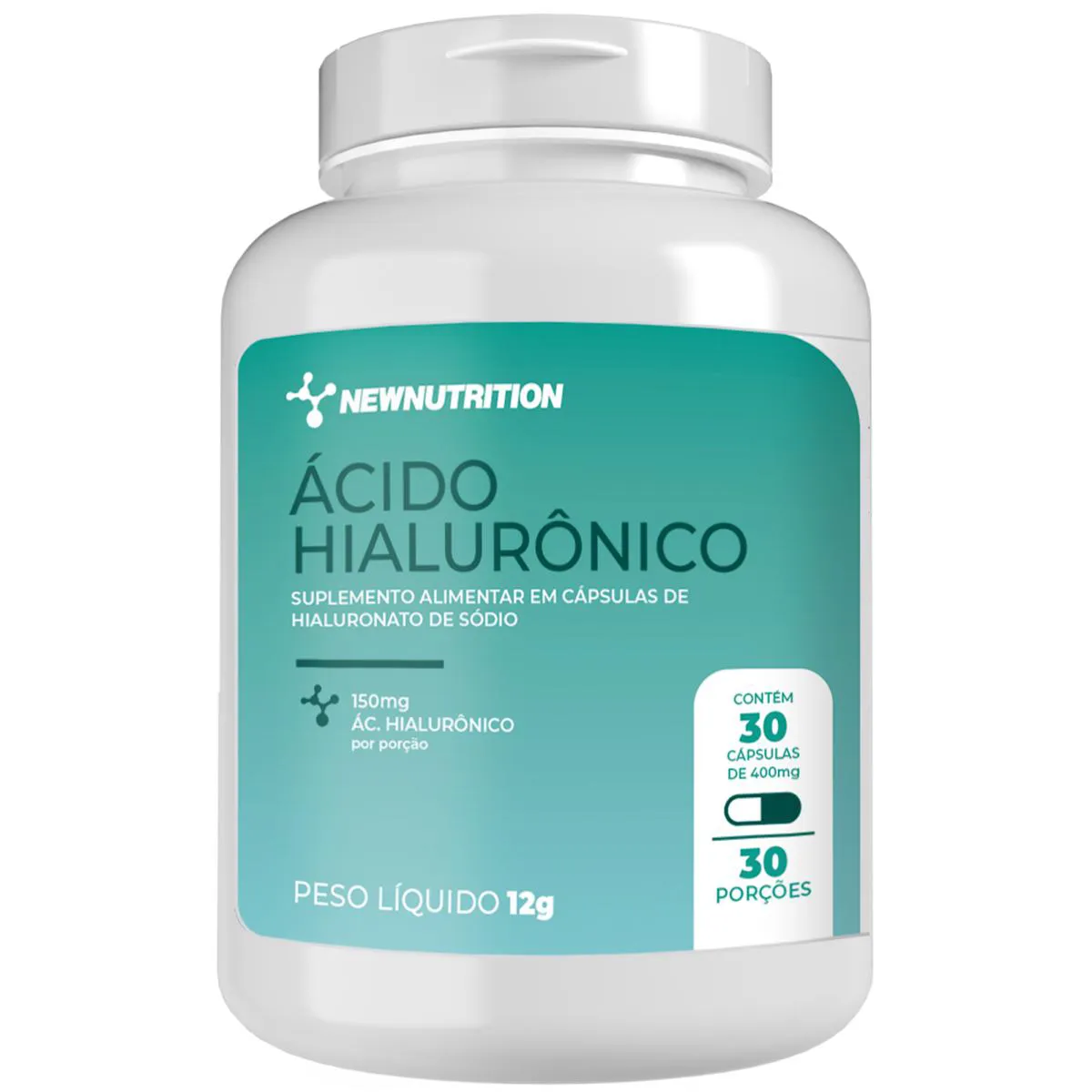 Acido Hialuronico 150mg 30caps 30 Cápsulasnatural Natural