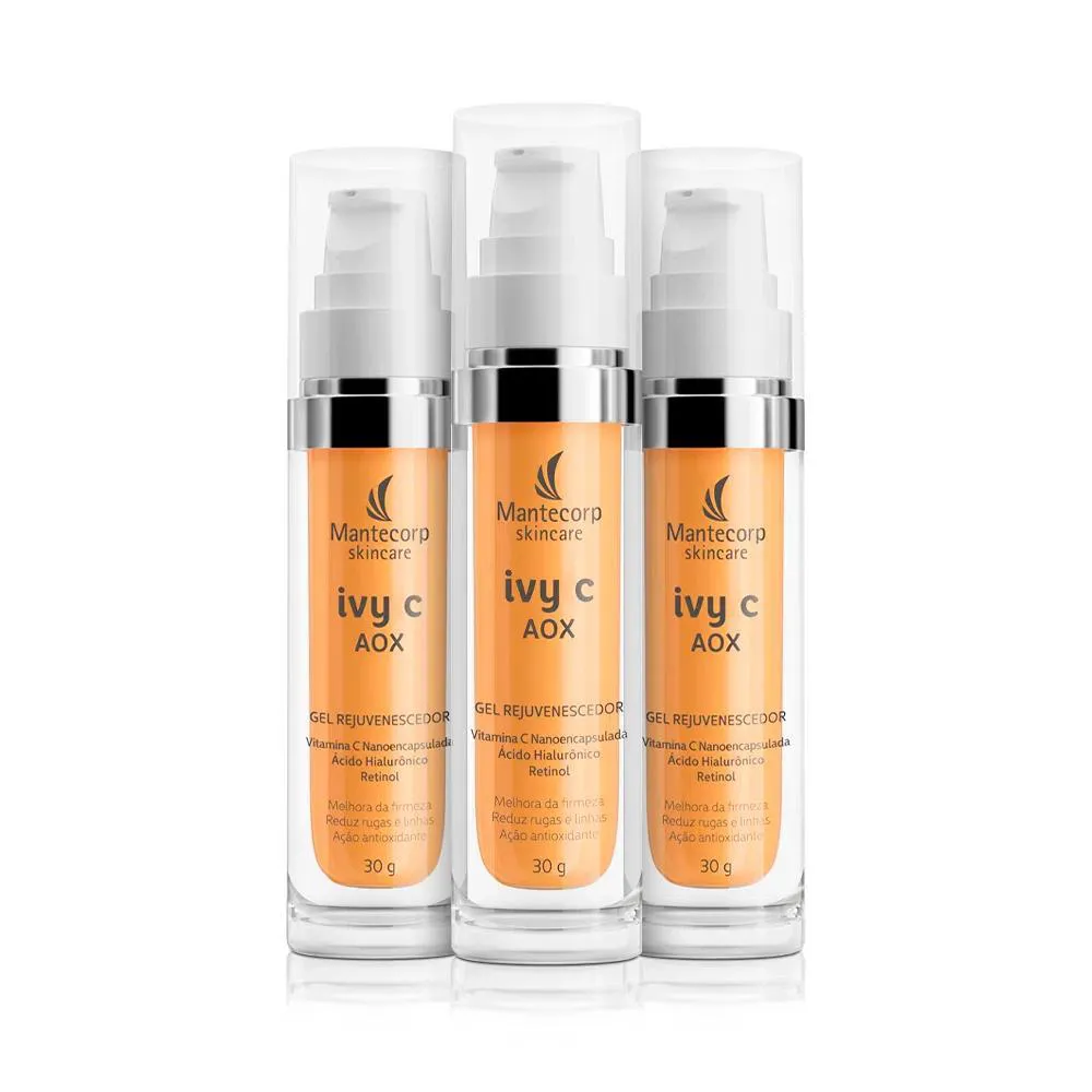 3 Gel Rejuvenescedor Ivy C Aox 30g