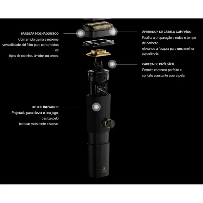 Máquina de Acabamento Andis Shaver Resurge Bivolt