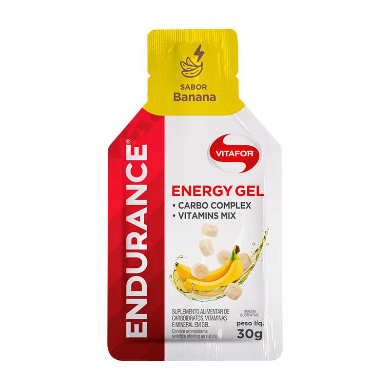Energético em Gel Vitafor Endurance Energy Banana 30g