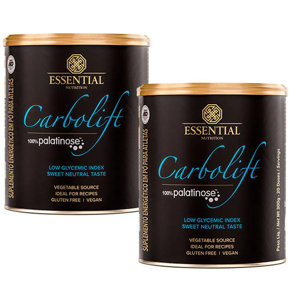 Kit 2x Carbolift 100% Palatinose - 300g Cada - Essential Nutrition