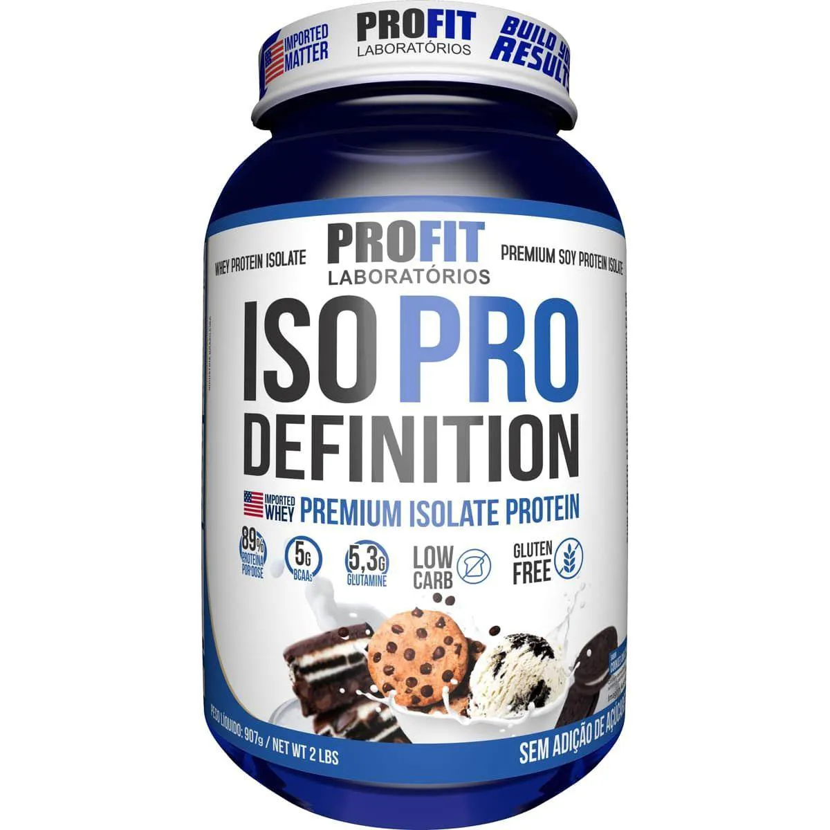 Whey Protein Pro Fit Iso Pro Definition Cookies And Cream 907g