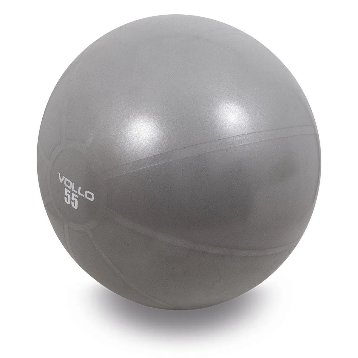 Gym Ball com Bomba - 55 Cm Cinza - Vollo Sports