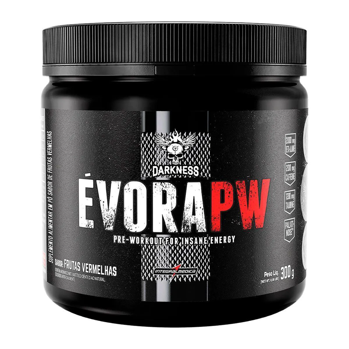 Évora Pw Insane Energy - 300G Frutas Vermelhas - Integralmédica