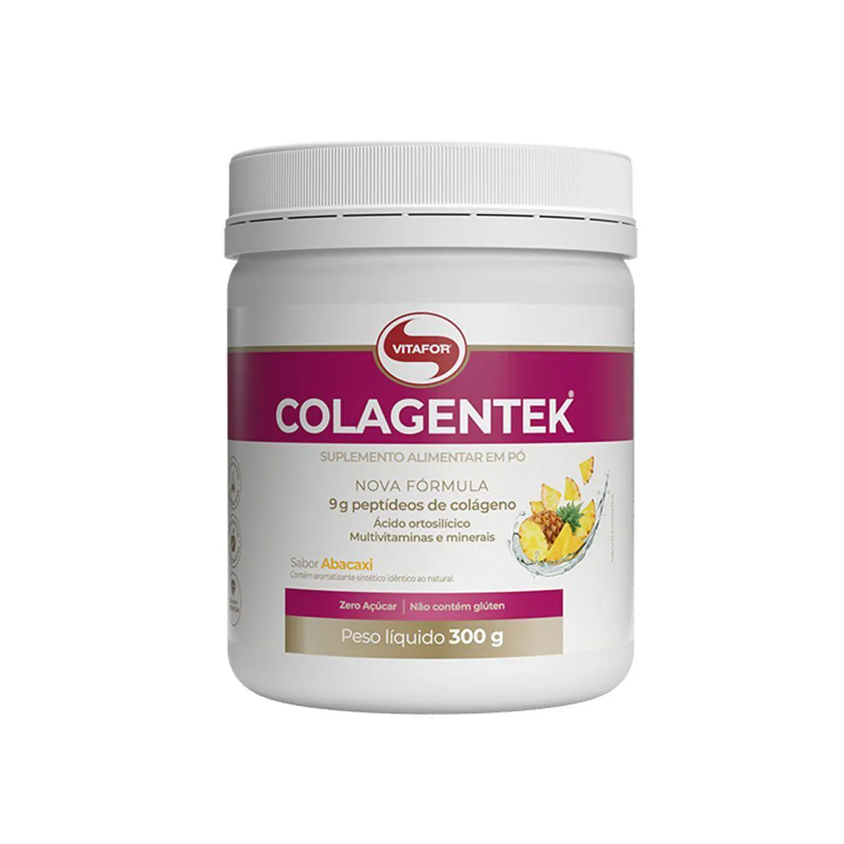 Colagentek - 300G Abacaxi - Vitafor