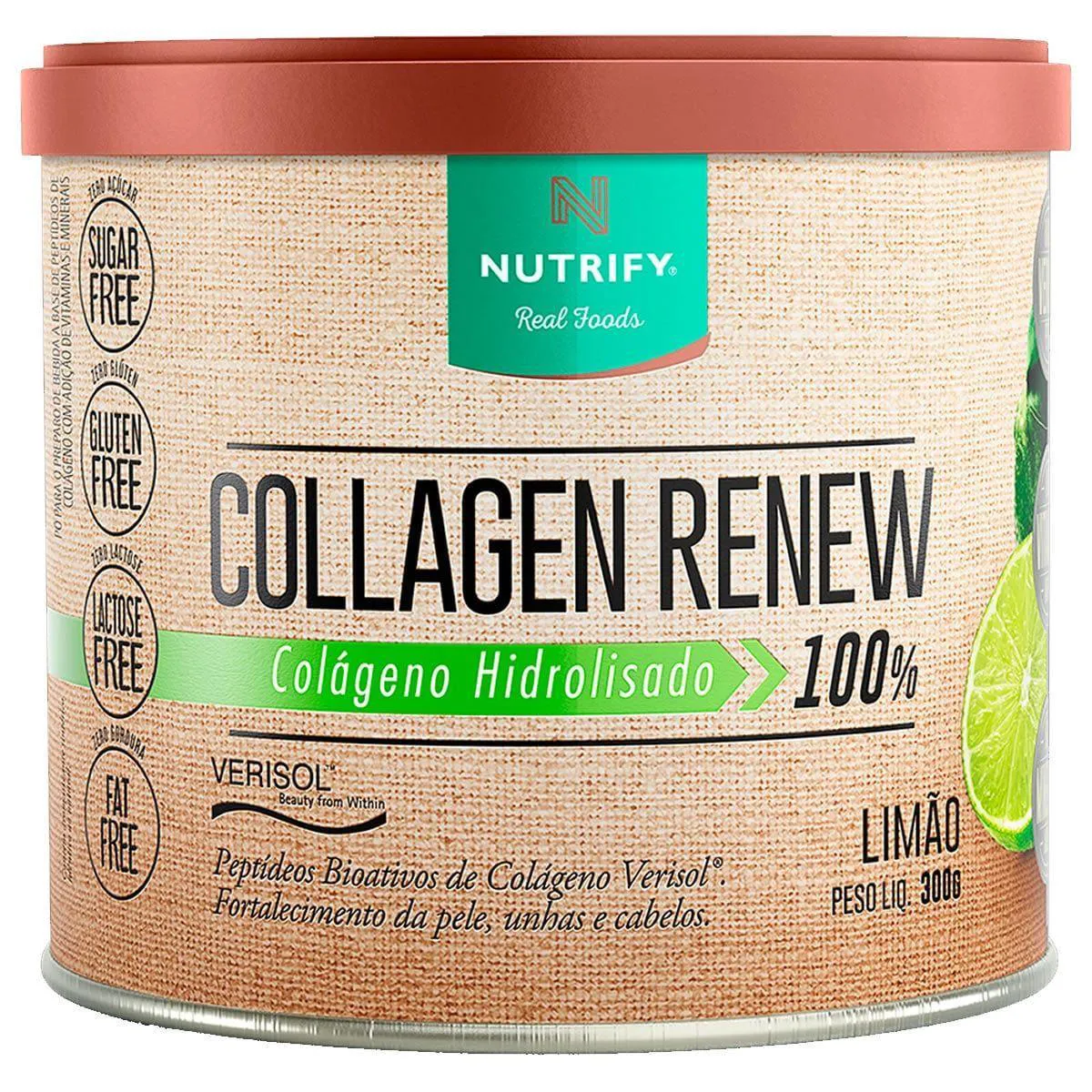 Collagen Renew Verisol - 300G Limão - Nutrify