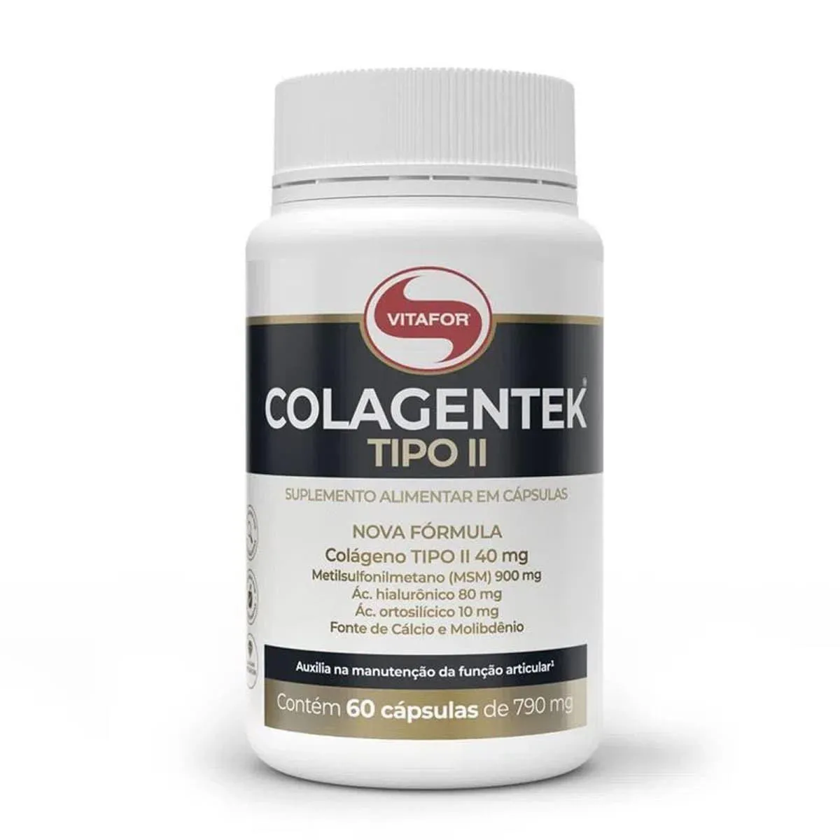 Colagentek Tipo Ii - 60 Cápsulas - Vitafor