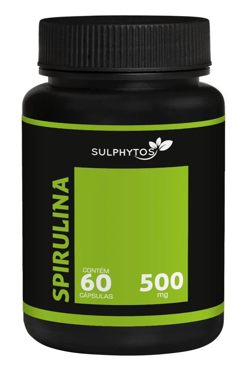 Spirulina 500mg Sulphytos - 60 Cápsulas