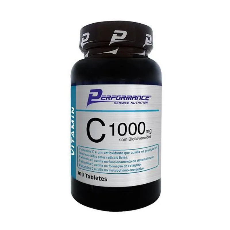 VITAMINA C 1000MG PERFORMANCE NUTRITION - 100 TABLETES