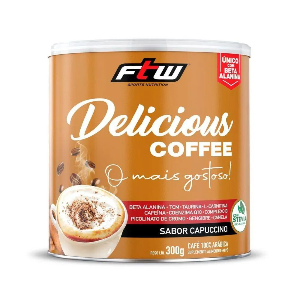 Kit Barra de Proteína Ftw Delicious Bar Chocolate com Capuccino 40g 12 unidades