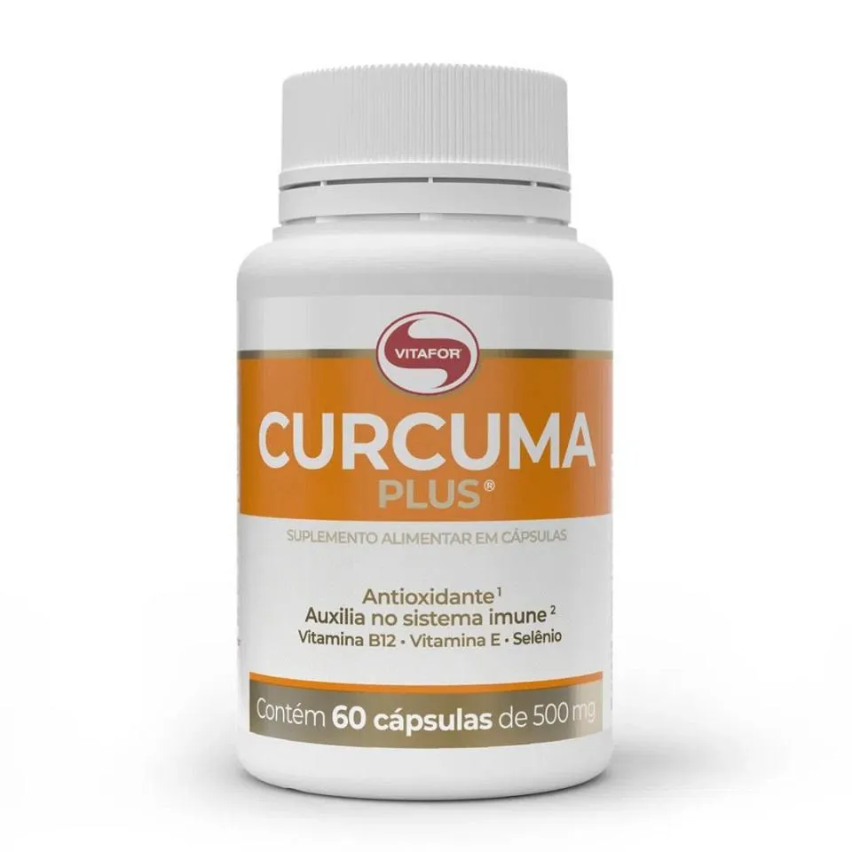 Curcuma Plus 500mg (60 Cápsulas) - Padrão: Único