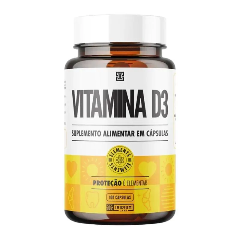 Vitamina D3 2000 Ui (100caps) - Padrão: Único
