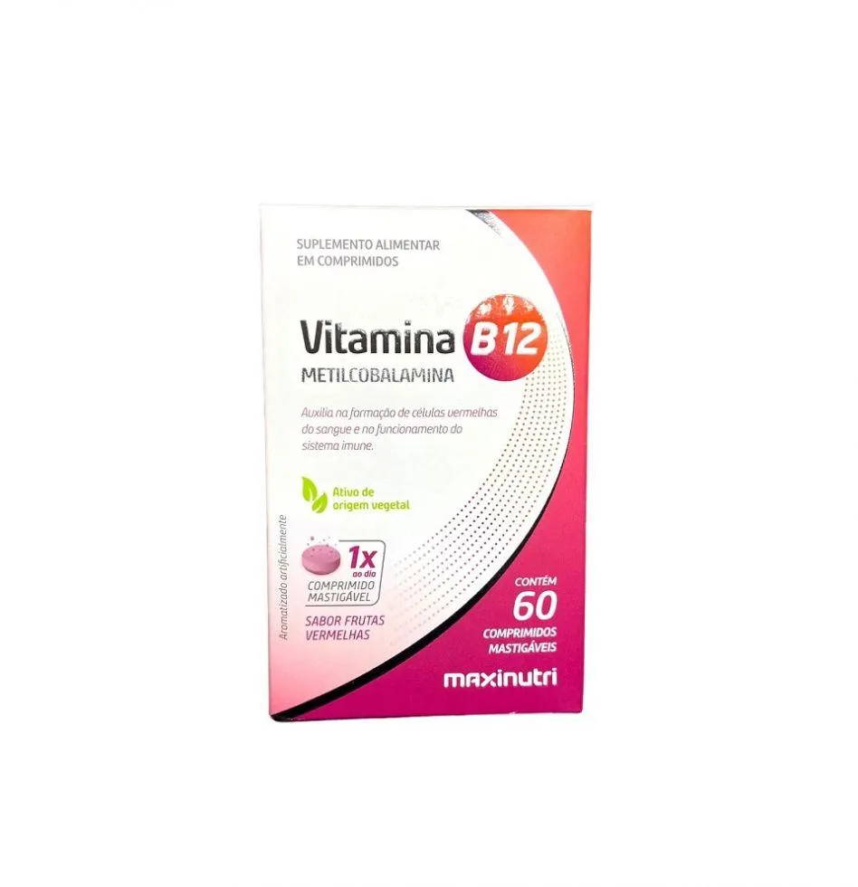 Vitamina B12 comprimidos Mastigáveis (60 Comp) - Padrão: Único