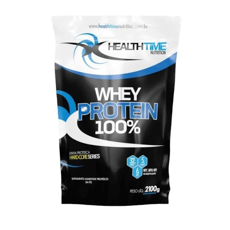 Whey Protein 100% Refil (2,1kg) - Sabor: Banana C/ Canela