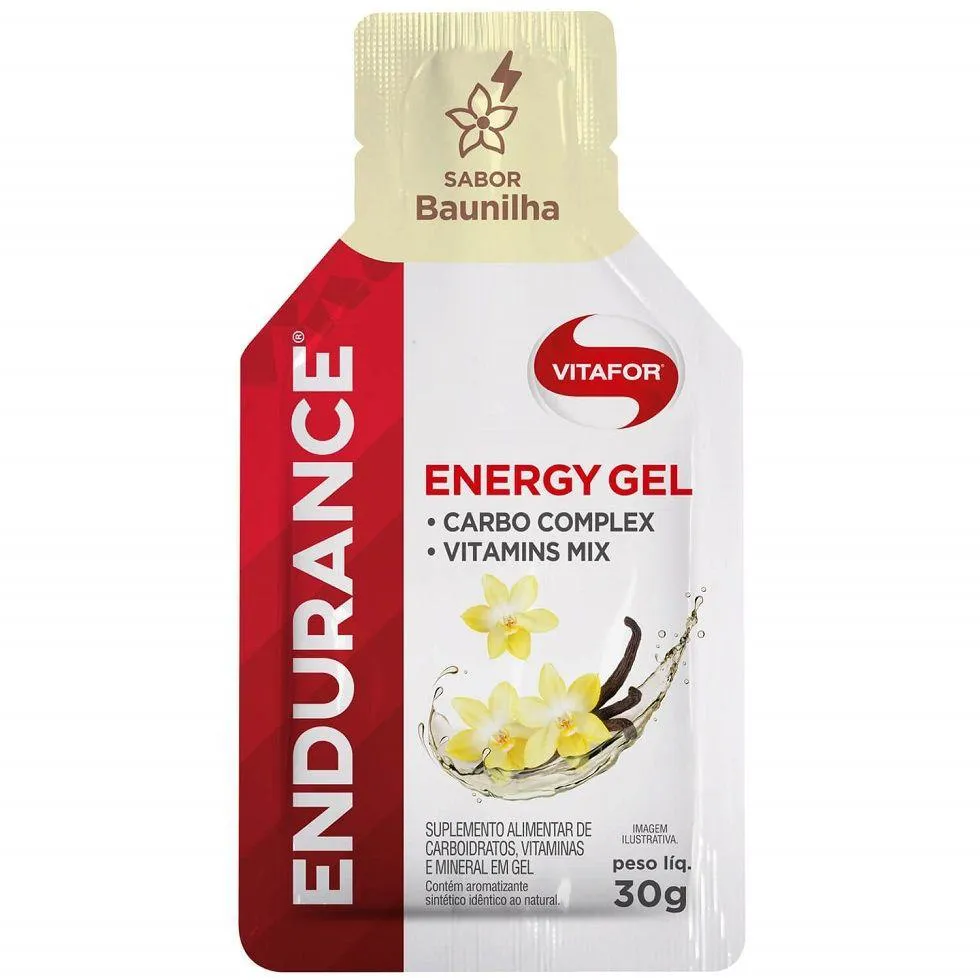 Energético em Gel Vitafor Endurance Energy Baunilha 30g