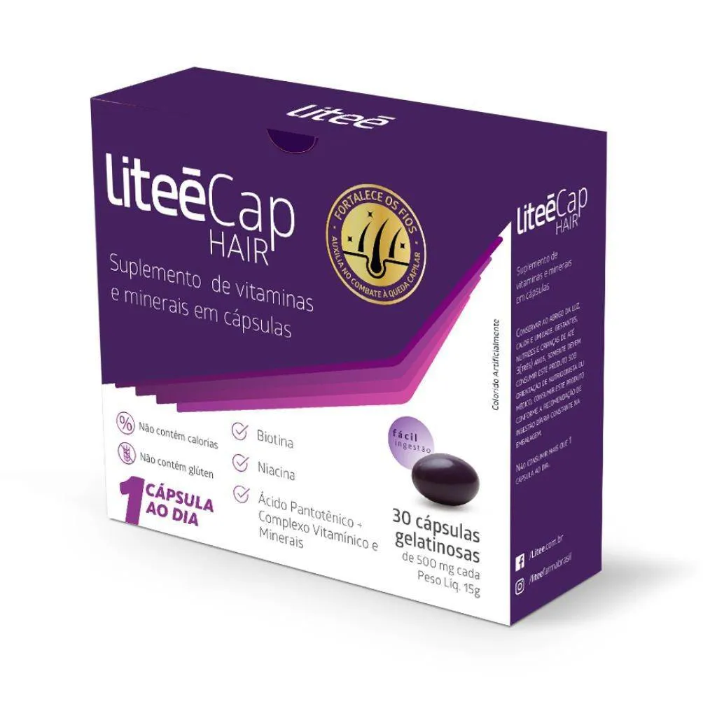 Liteécap Hair | 30 cápsulas Gelatinosas