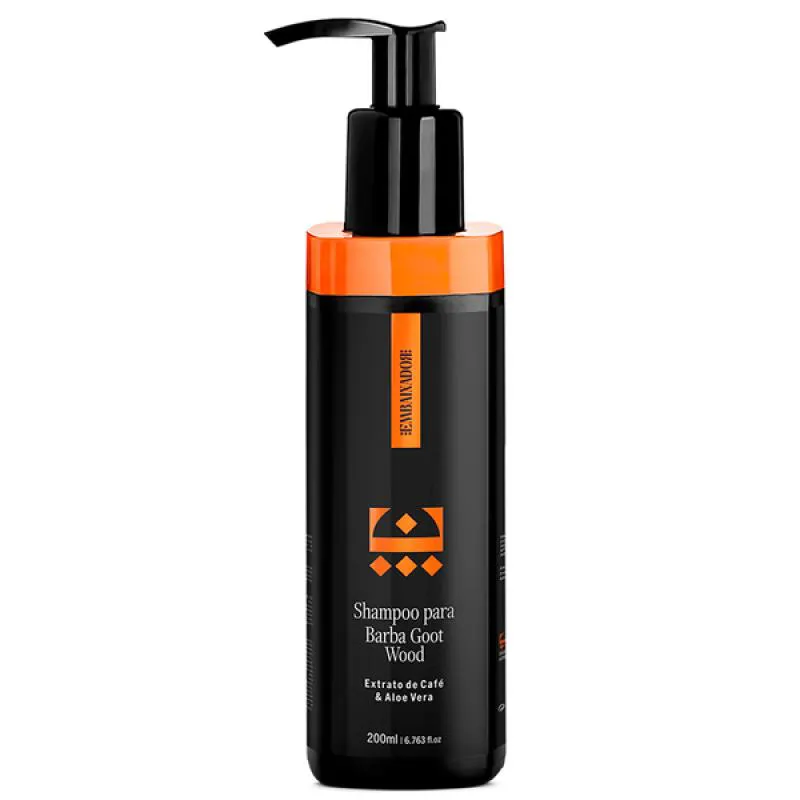 Kit Barba Goot Wood - Óleo + Balm + Shampoo Barba Embaixador 200ml