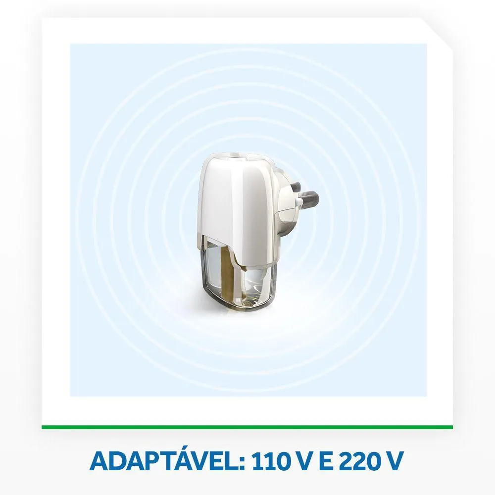 Repelente Elétrico Líquido Raid Anti Mosquitos 1 Aparelho + 1 Refil de 32,9 ml