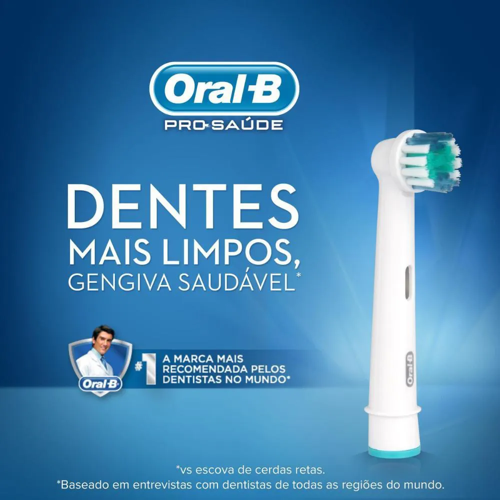 Refil Escova Elétrica Oral-B Precision Clean - 4 unidades