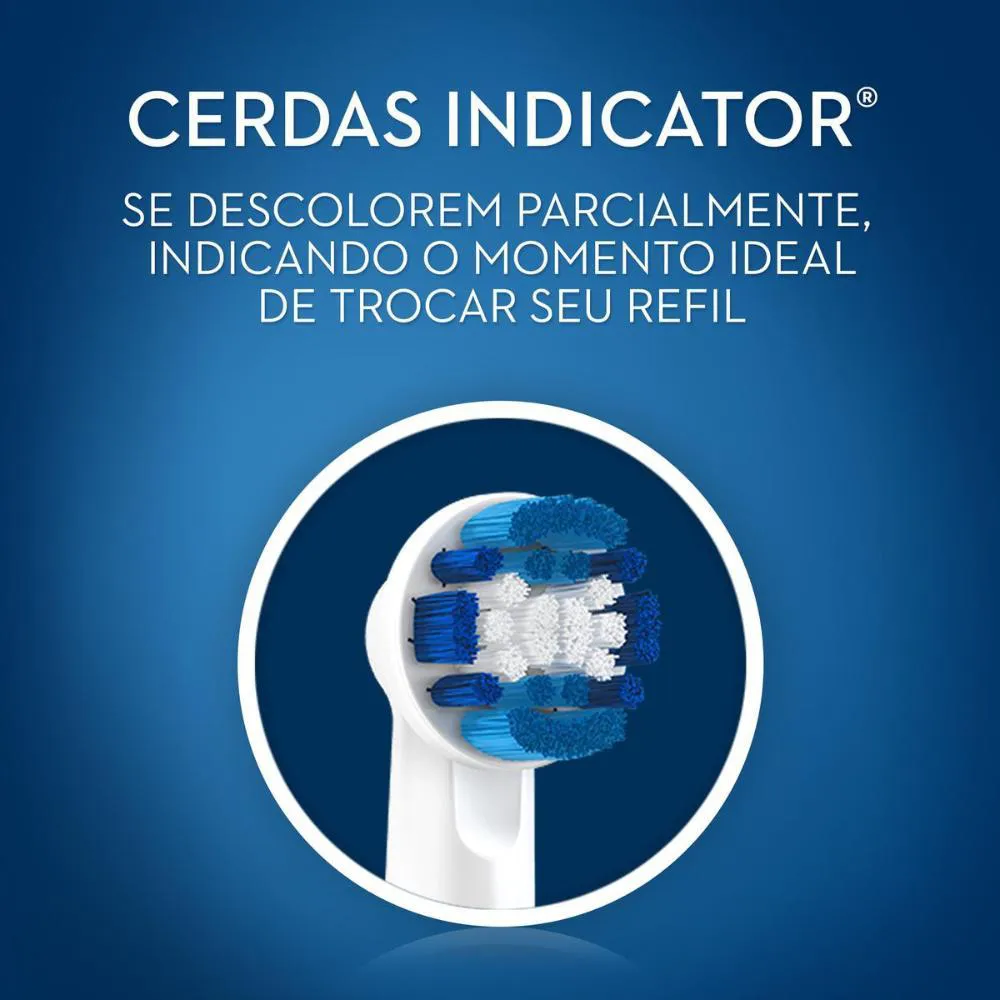 Refil Escova Elétrica Oral-B Precision Clean - 4 unidades