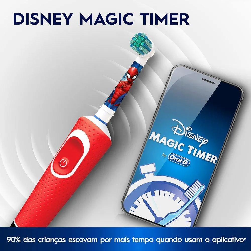 Refis para Escova Elétrica Oral-B Spiderman 2 unidades