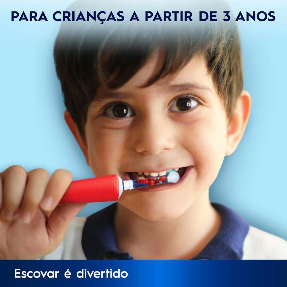 Refis para Escova Elétrica Oral-B Spiderman 2 unidades