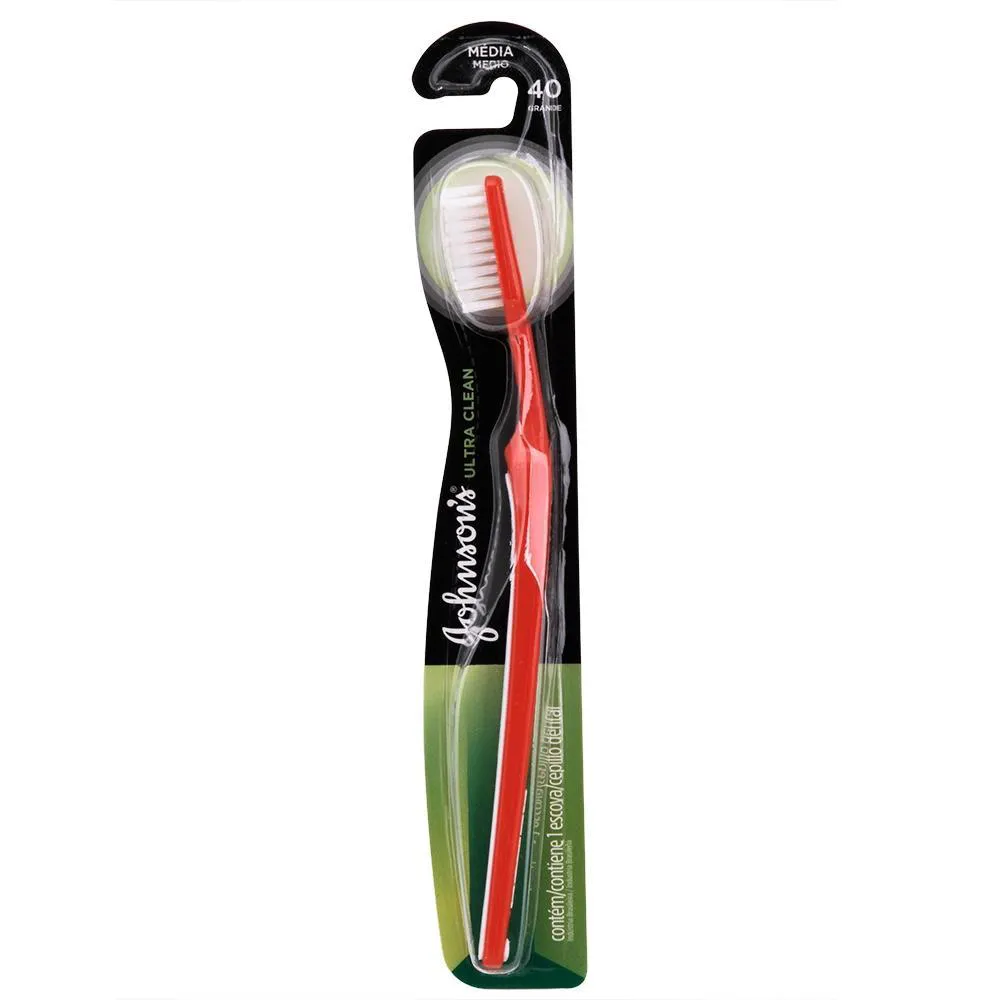 Escova Dental J&j Reach Ultra Clean Média 40