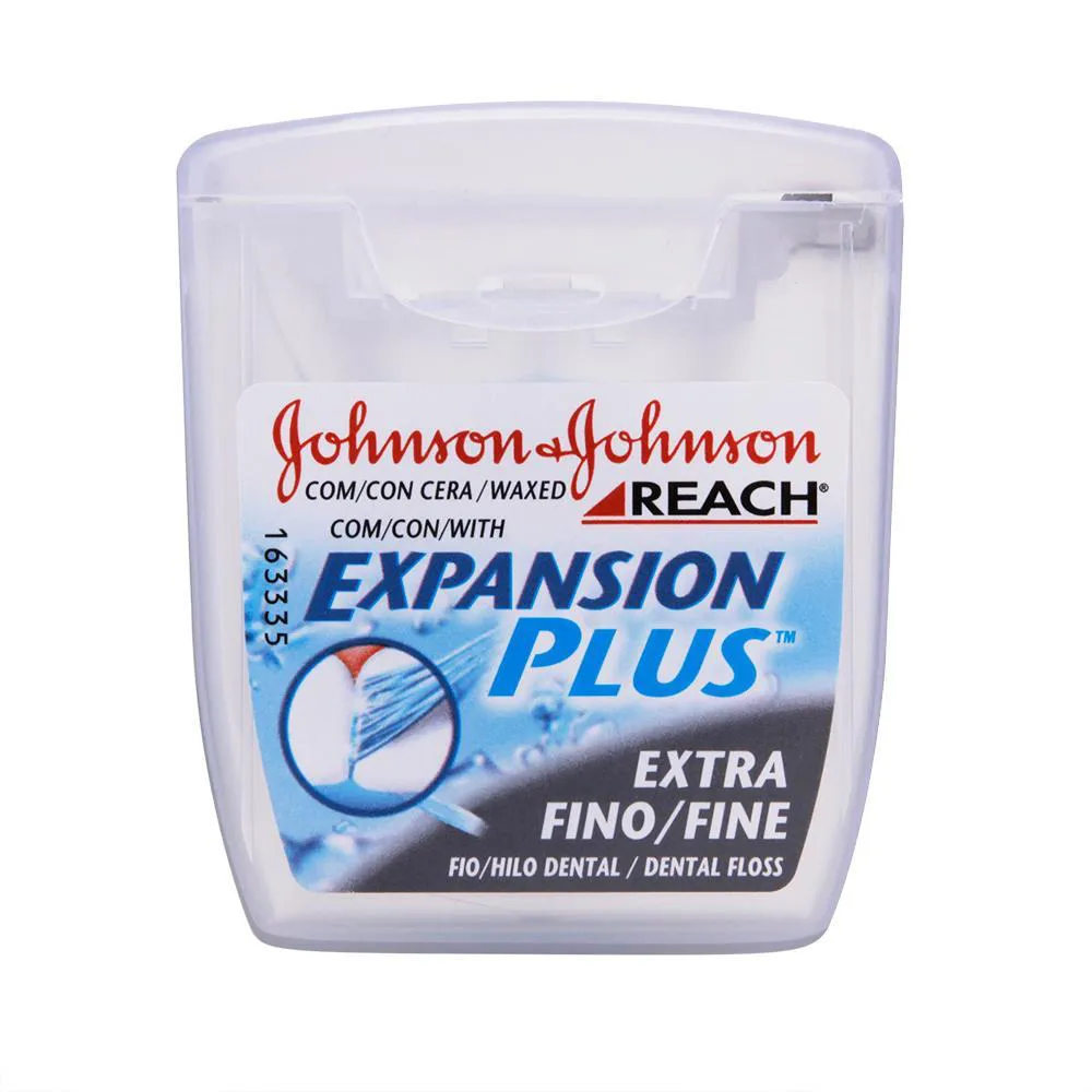 Fio Dental J&j Reach Expansion Plus Extra Fino 50m
