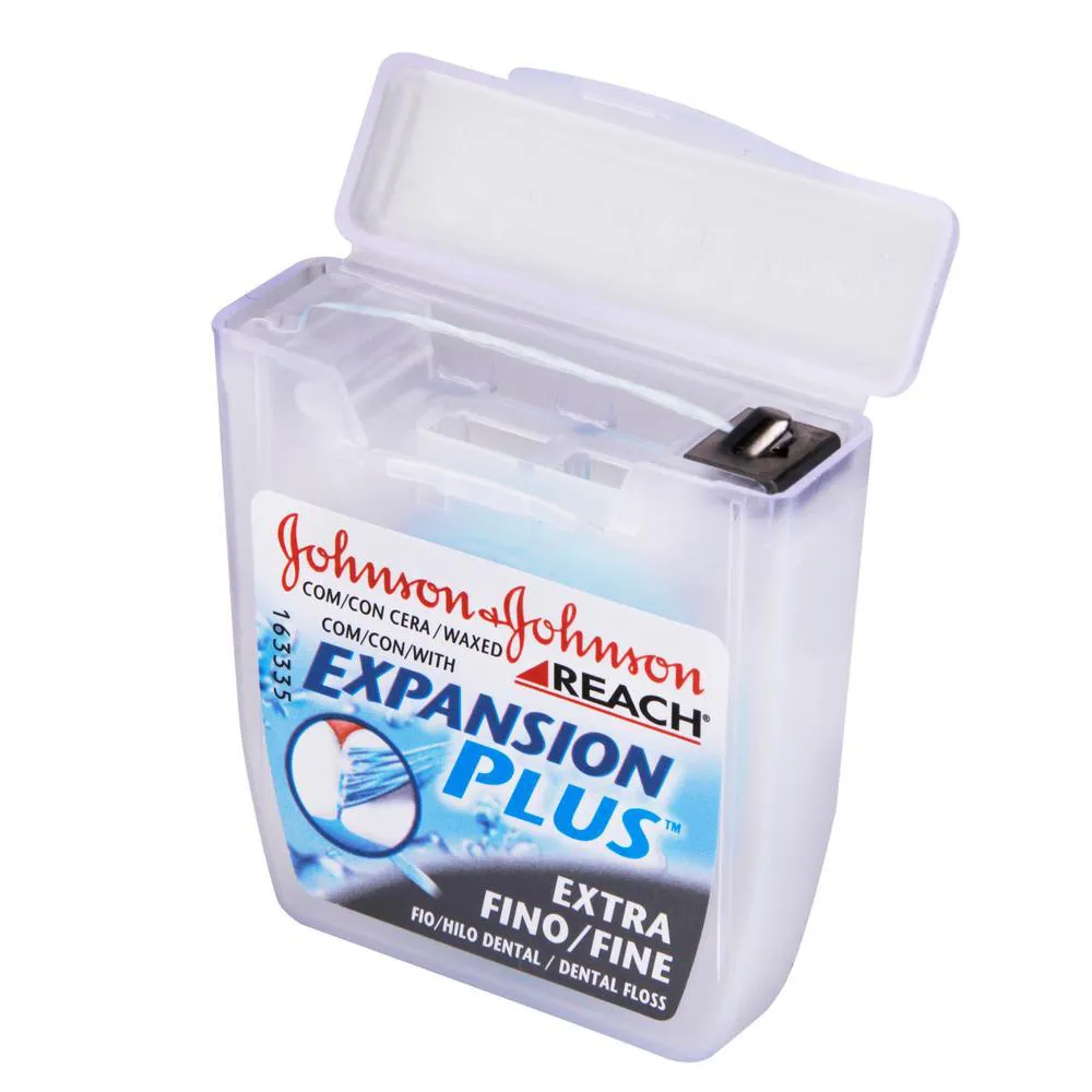 Fio Dental J&j Reach Expansion Plus Extra Fino 50m