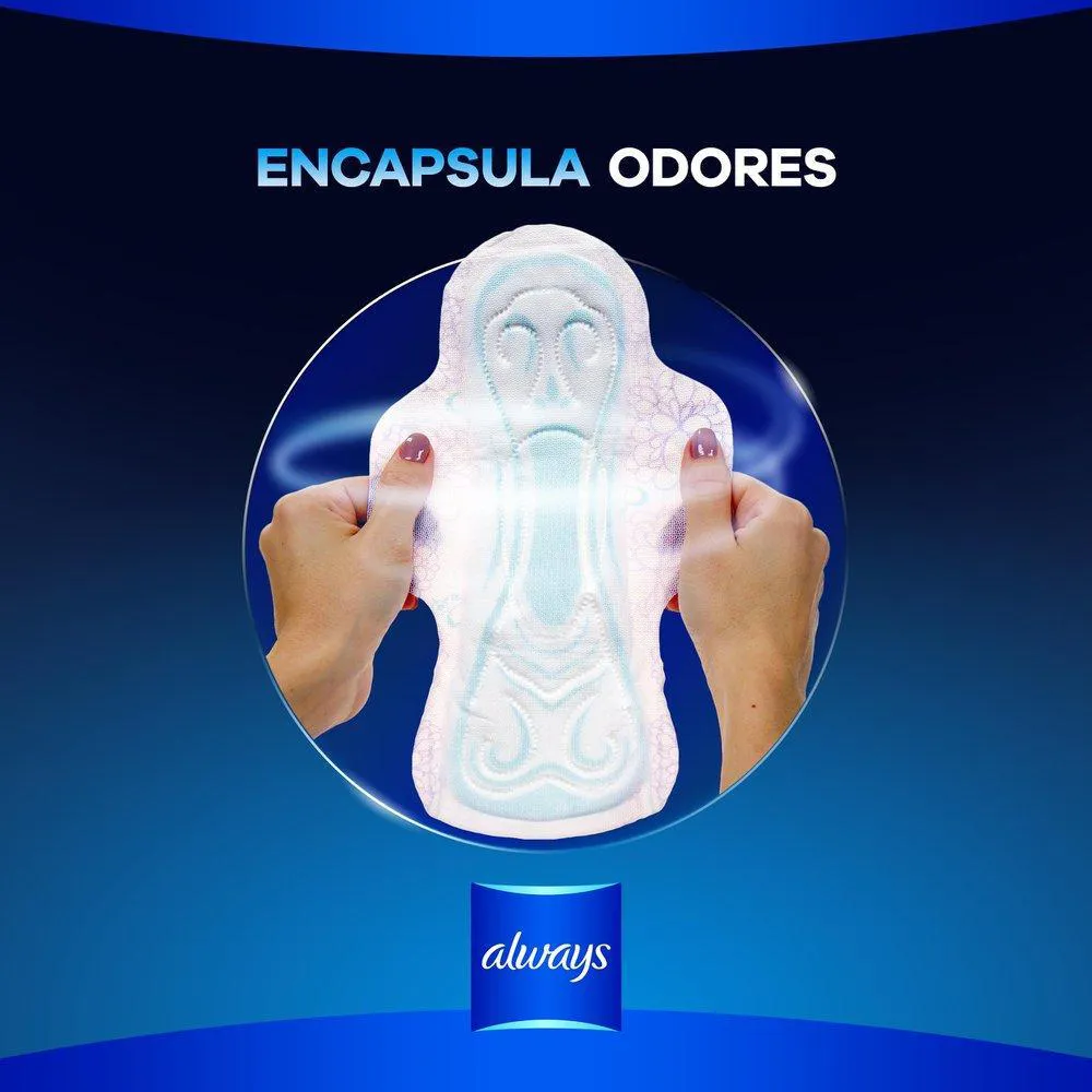 Absorvente Noturno Always Noites Tranquilas Cobertura Seca com Abas Leve 48 Pague 40