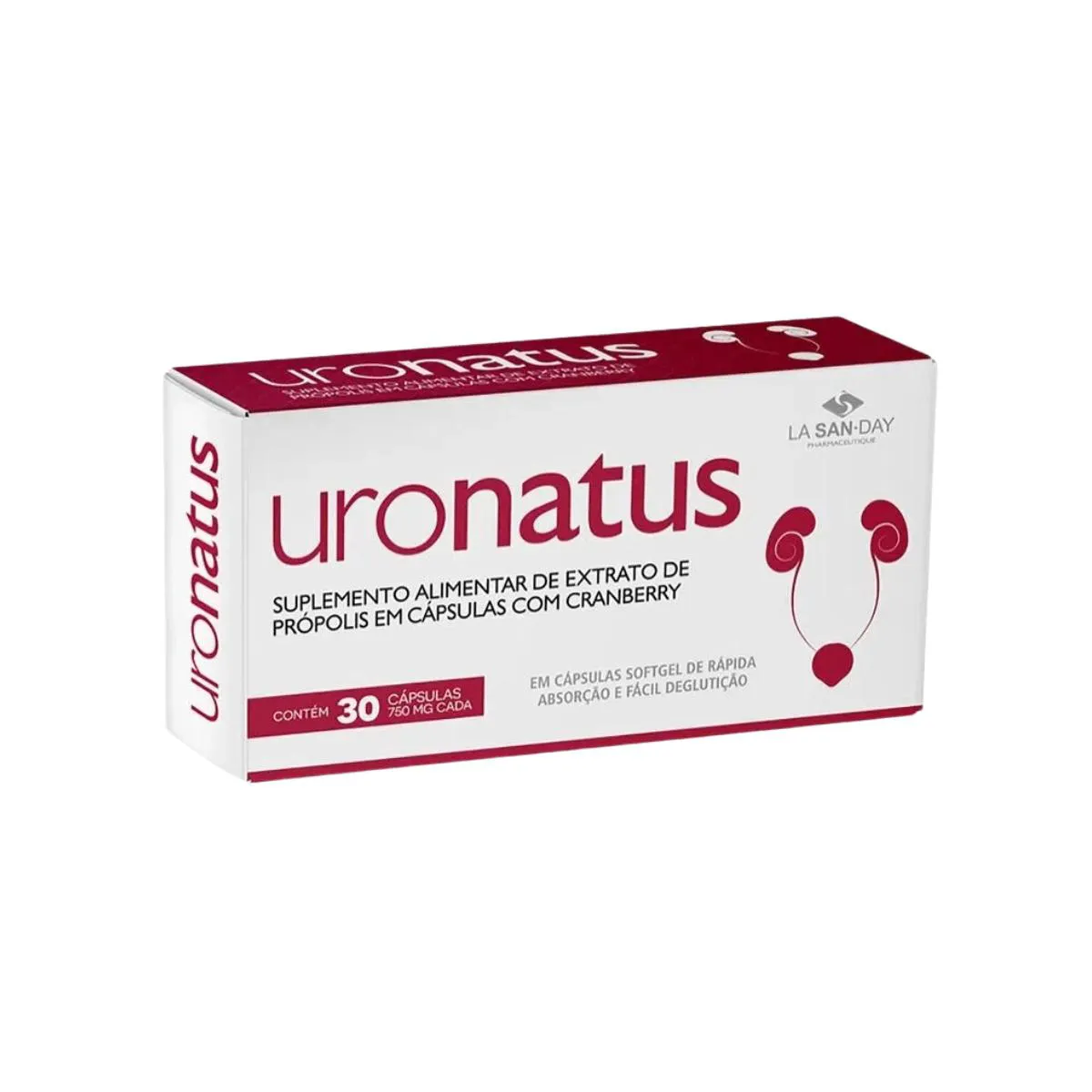 Suplemento Alimentar Uronatus Cranberry 30 Cps – La San-day