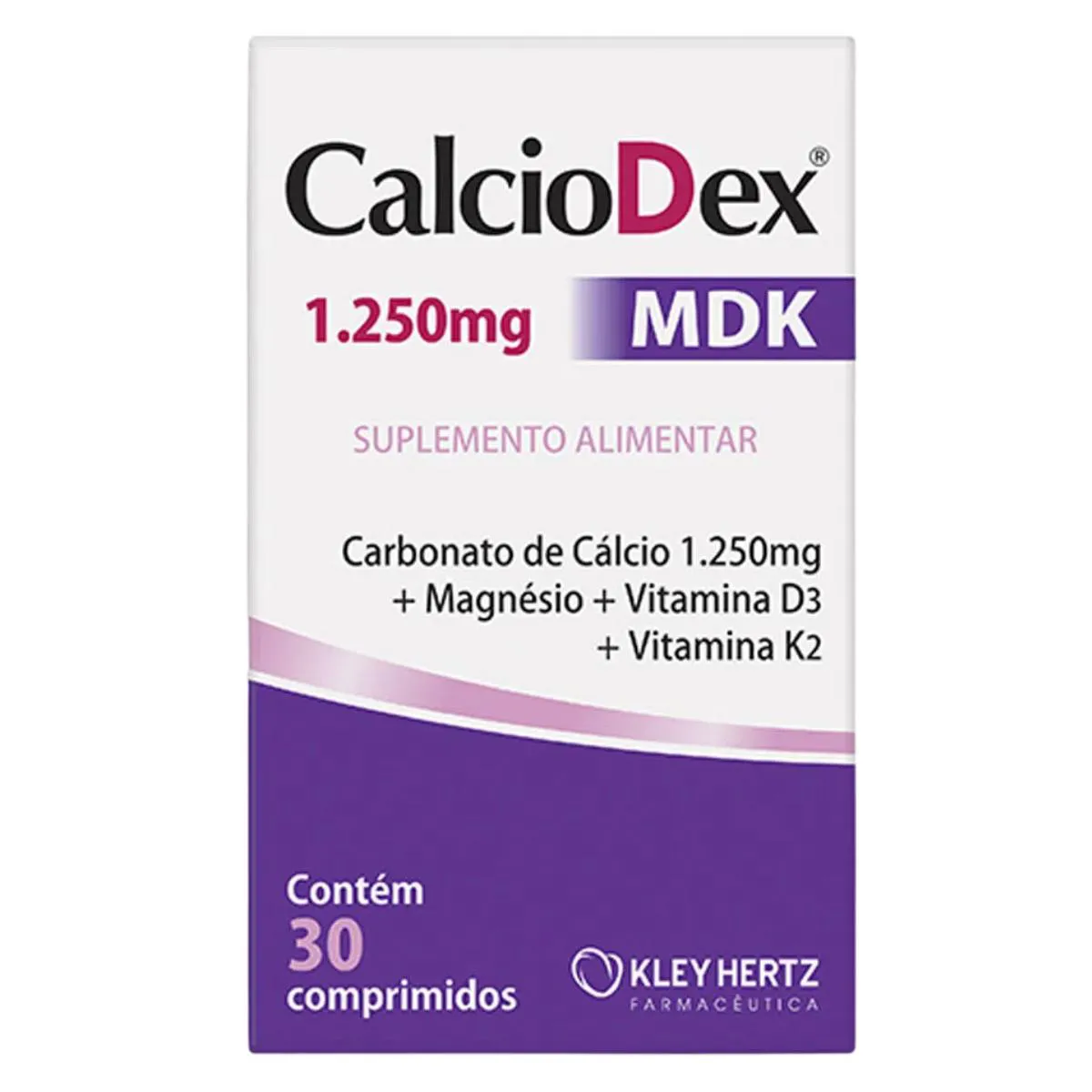 Suplemento Alimentar Calciodex Mdk com 30 Cpr - Kley Hertz
