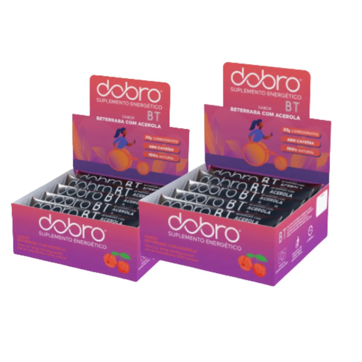 Kit 2 Bt Gel Beterraba Dobro Carboidrato Todos Sabores Natural 2xbeterraba com Laranja