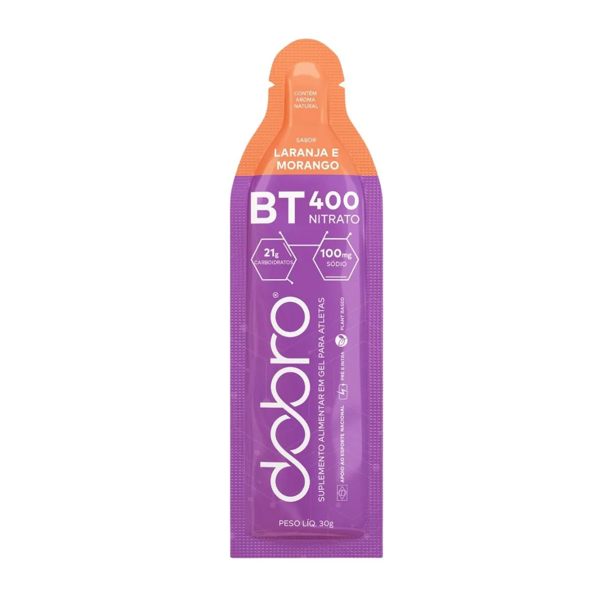 Bt Nitrato 400 Gel Carboidrato 1 Sachê Beterraba Dobro Todos Sabores Limão e Gengibre