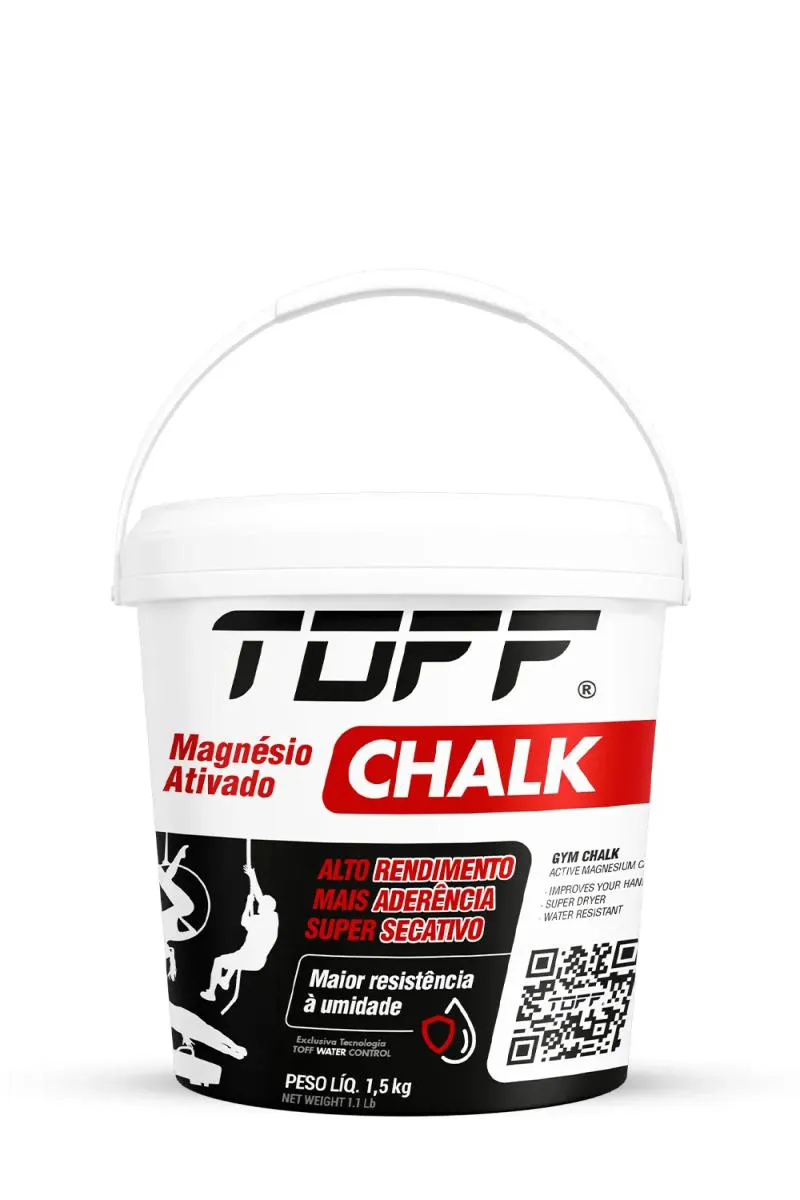 Toff Chalk Magnésio Ativado Em Pó 1,5kg - Crossfit Escalada Calistenia